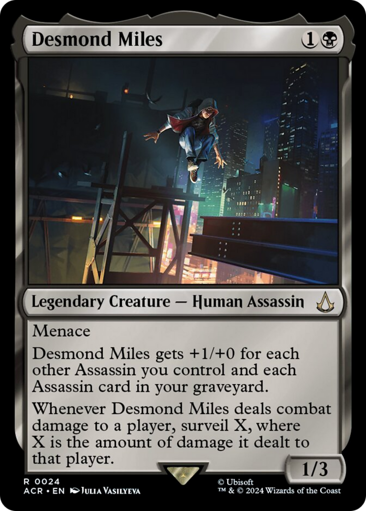 Desmond Miles [Assassin's Creed] | Cards and Coasters CA