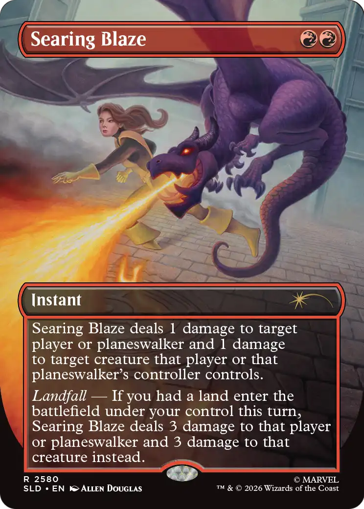 Searing Blaze [Secret Lair Drop Series] | Cards and Coasters CA
