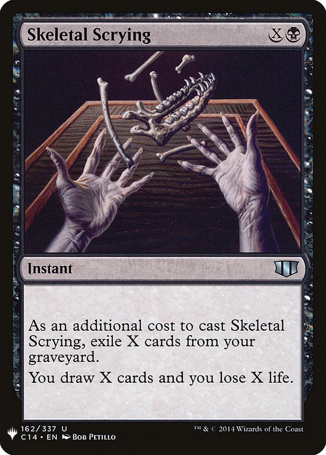 Skeletal Scrying [Mystery Booster] | Cards and Coasters CA