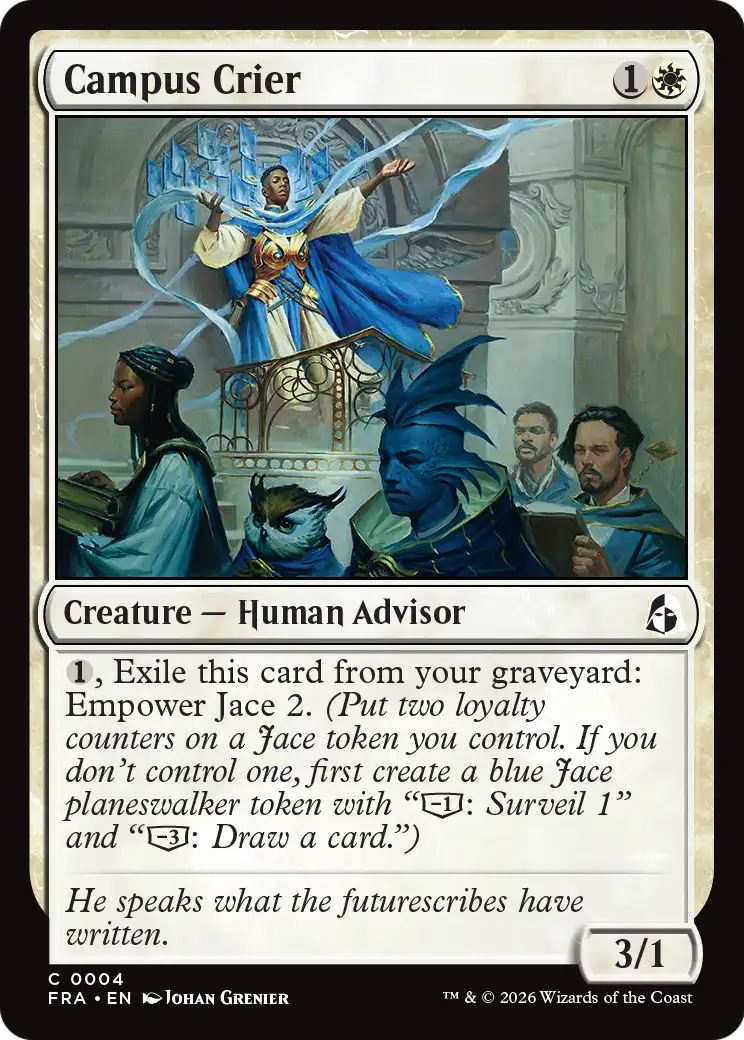 Campus Crier [Reality Fracture] | Cards and Coasters CA