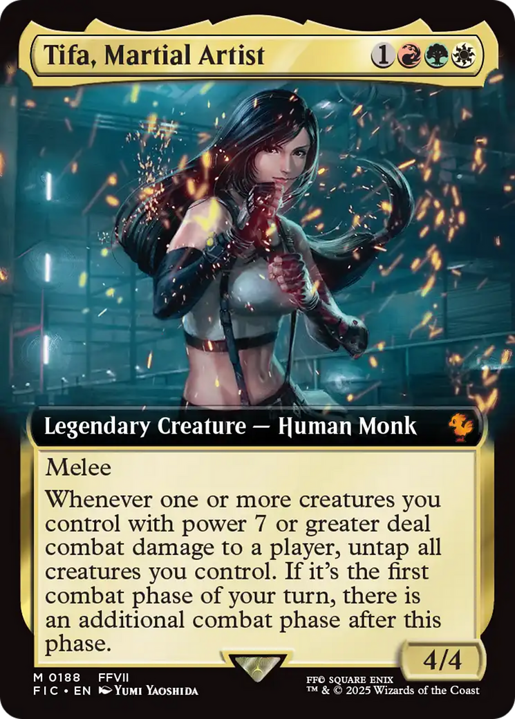 Tifa, Martial Artist (Extended Art) [FINAL FANTASY Commander] | Cards and Coasters CA