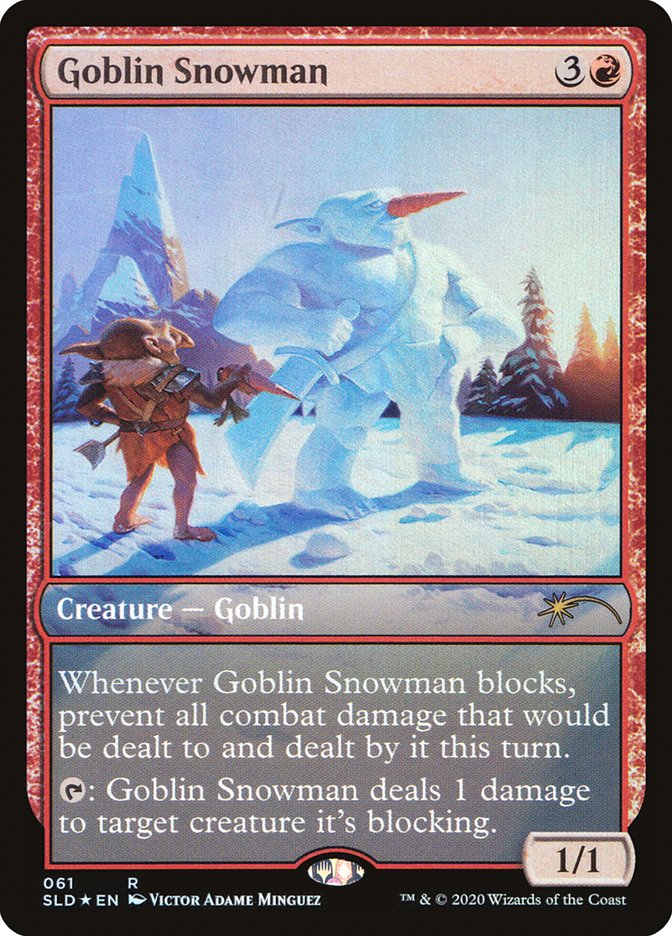 Goblin Snowman [Secret Lair Drop Series] | Cards and Coasters CA