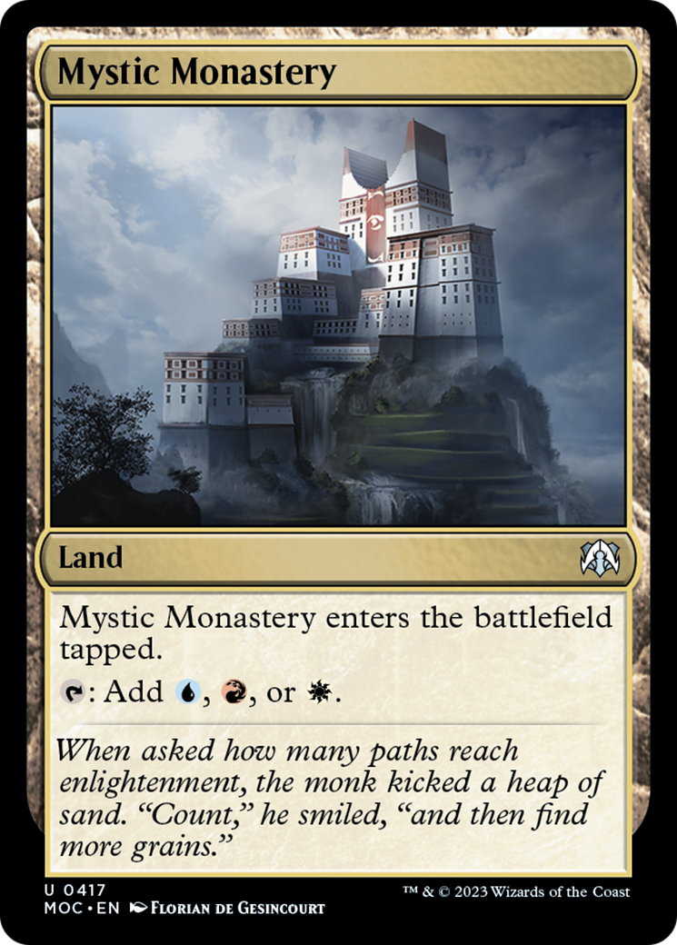 Mystic Monastery [March of the Machine Commander] | Cards and Coasters CA