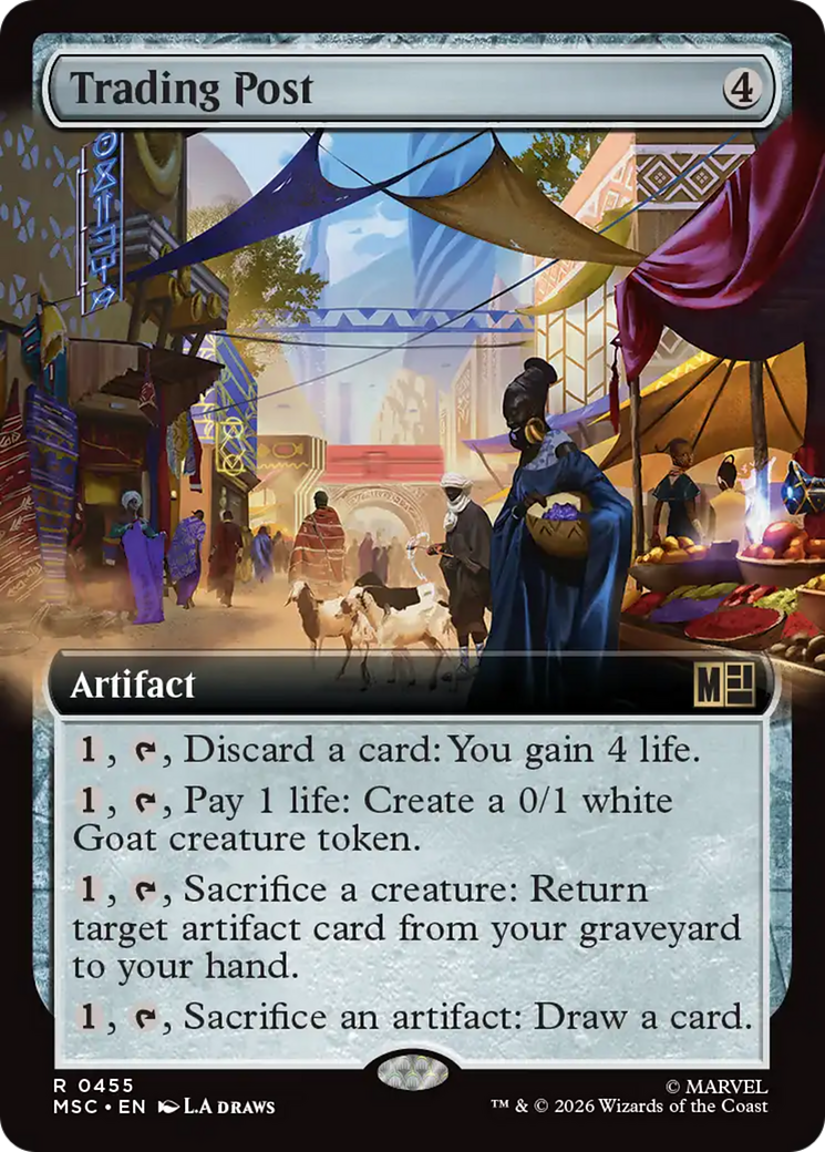 Trading Post (Extended Art) [Marvel Super Heroes Commander] | Cards and Coasters CA