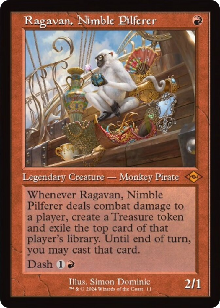 Ragavan, Nimble Pilferer (Retro) [Modern Horizons 2] | Cards and Coasters CA