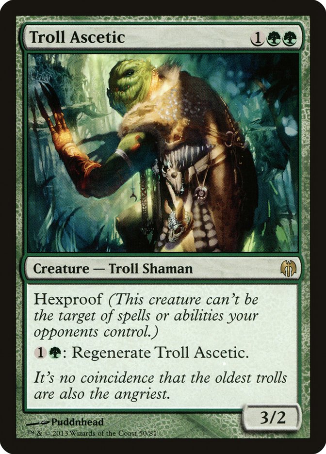 Troll Ascetic [Duel Decks: Heroes vs. Monsters] | Cards and Coasters CA