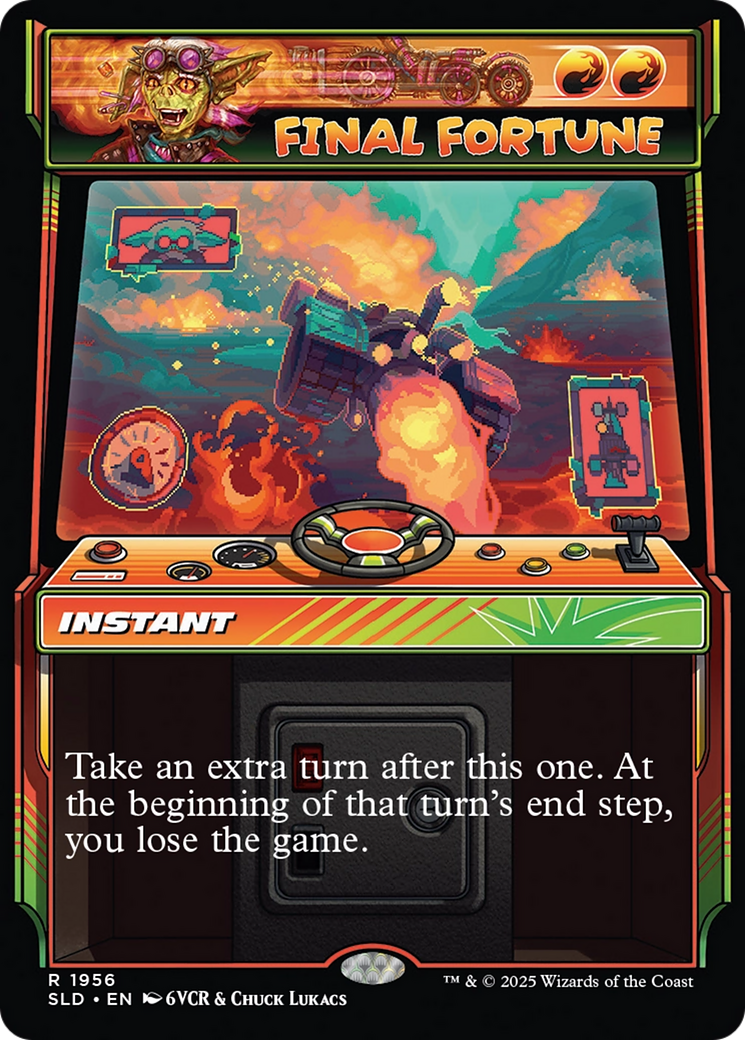 Final Fortune (Rainbow Foil) [Secret Lair Drop Series] | Cards and Coasters CA