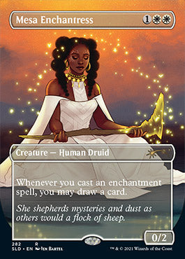 Mesa Enchantress (Borderless) [Secret Lair Drop Series] | Cards and Coasters CA