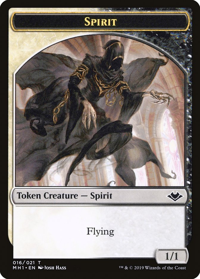 Spider // Spirit Double-Sided Token [Modern Horizons Tokens] | Cards and Coasters CA