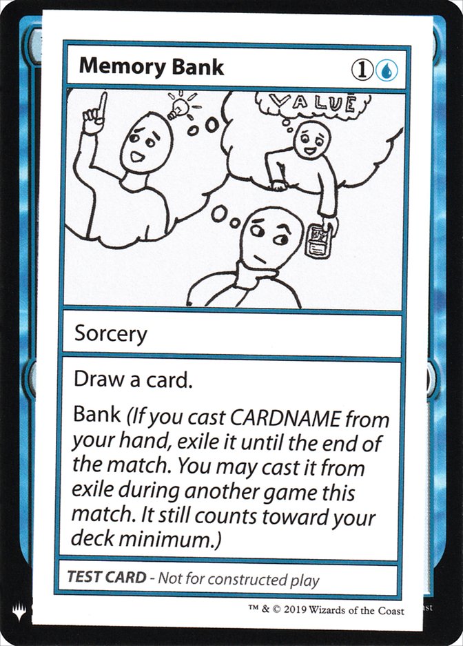 Memory Bank [Mystery Booster Playtest Cards] | Cards and Coasters CA