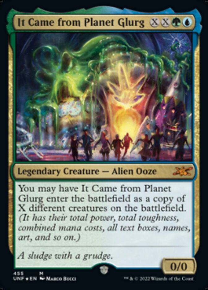 It Came from Planet Glurg (Galaxy Foil) [Unfinity] | Cards and Coasters CA