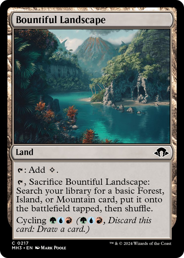 Bountiful Landscape [Modern Horizons 3] | Cards and Coasters CA