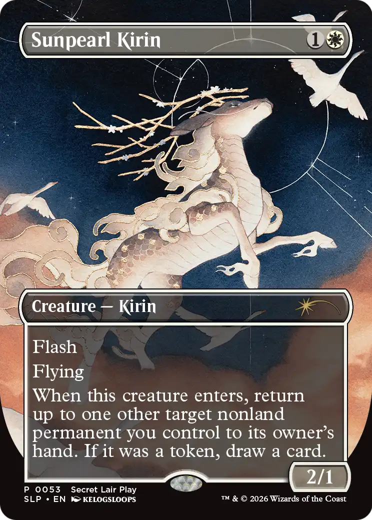 Sunpearl Kirin [Secret Lair Showdown] | Cards and Coasters CA
