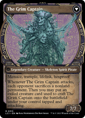 Throne of the Grim Captain // The Grim Captain (Showcase) [The Lost Caverns of Ixalan] | Cards and Coasters CA