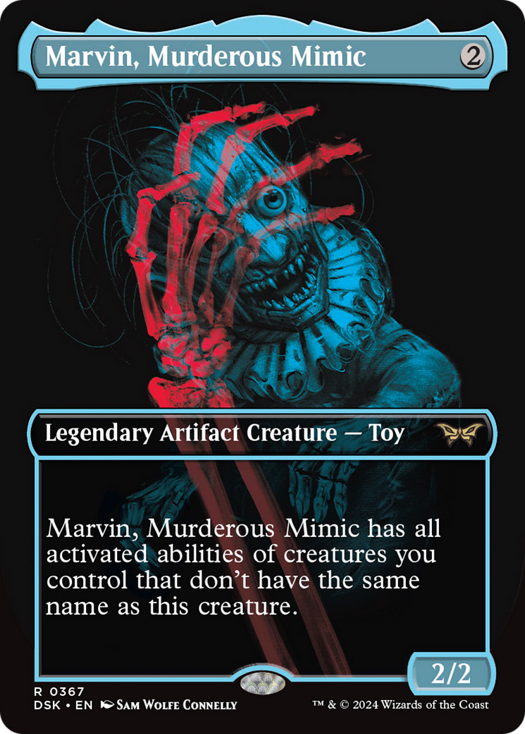 Marvin, Murderous Mimic (Showcase) [Duskmourn: House of Horror] | Cards and Coasters CA