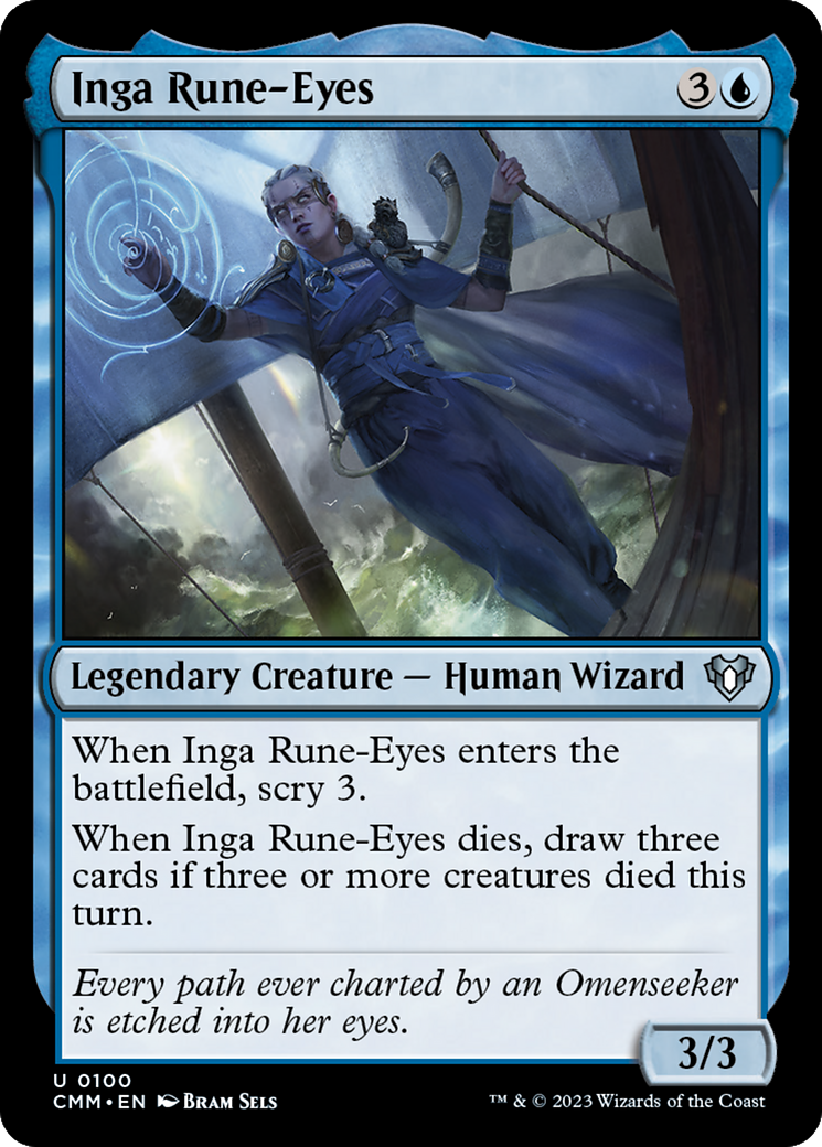 Inga Rune-Eyes [Commander Masters] | Cards and Coasters CA