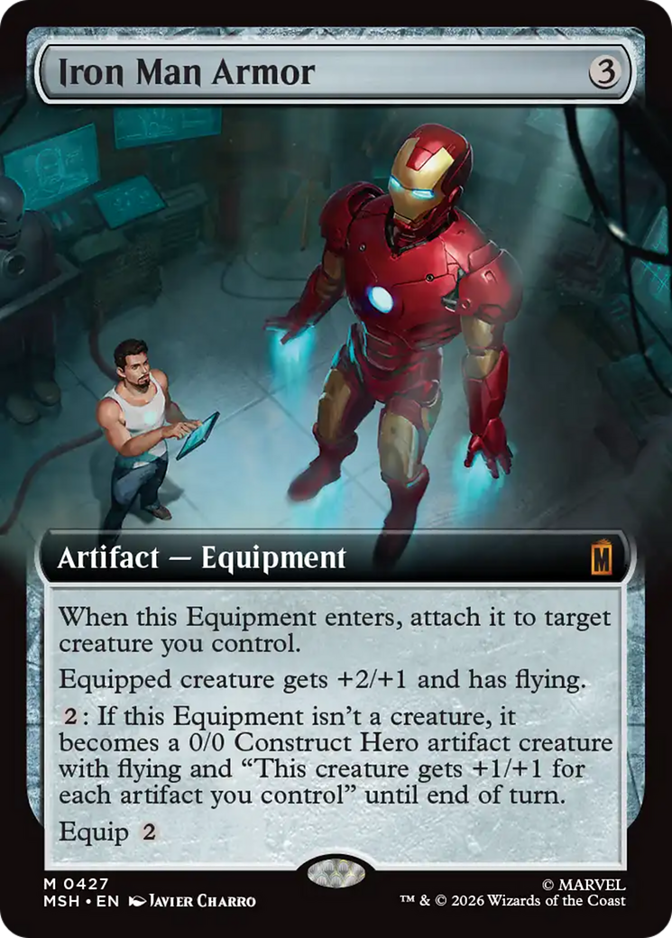 Iron Man Armor (Extended Art) [Marvel Super Heroes] | Cards and Coasters CA