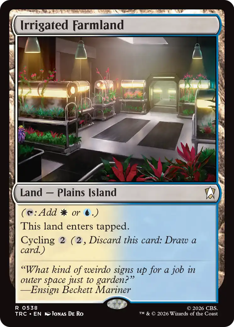 Irrigated Farmland [Star Trek Commander] | Cards and Coasters CA