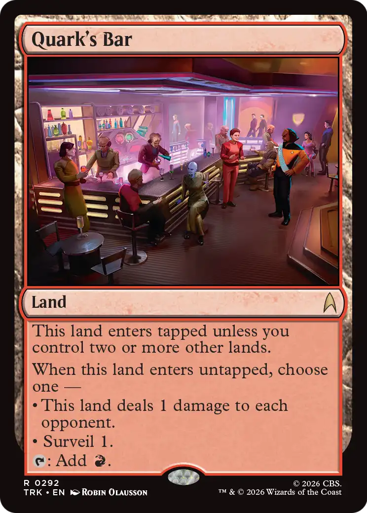 Quark's Bar [Star Trek] | Cards and Coasters CA