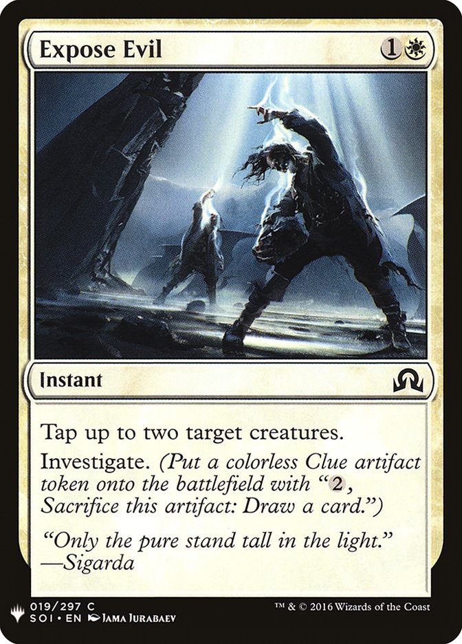 Expose Evil [Mystery Booster] | Cards and Coasters CA