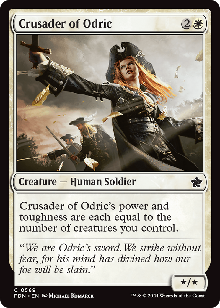 Crusader of Odric [Foundations] | Cards and Coasters CA