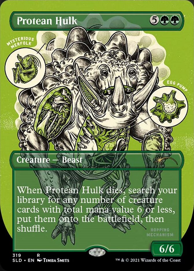 Protean Hulk (Borderless Foil Etched) [Secret Lair Drop Series] | Cards and Coasters CA