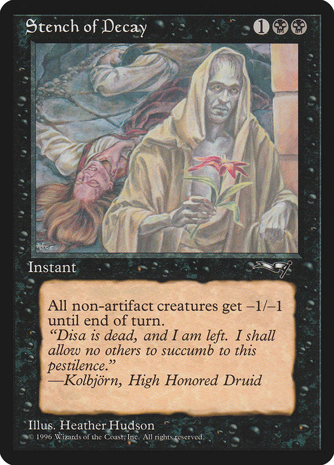 Stench of Decay (Red Flower) [Alliances] | Cards and Coasters CA