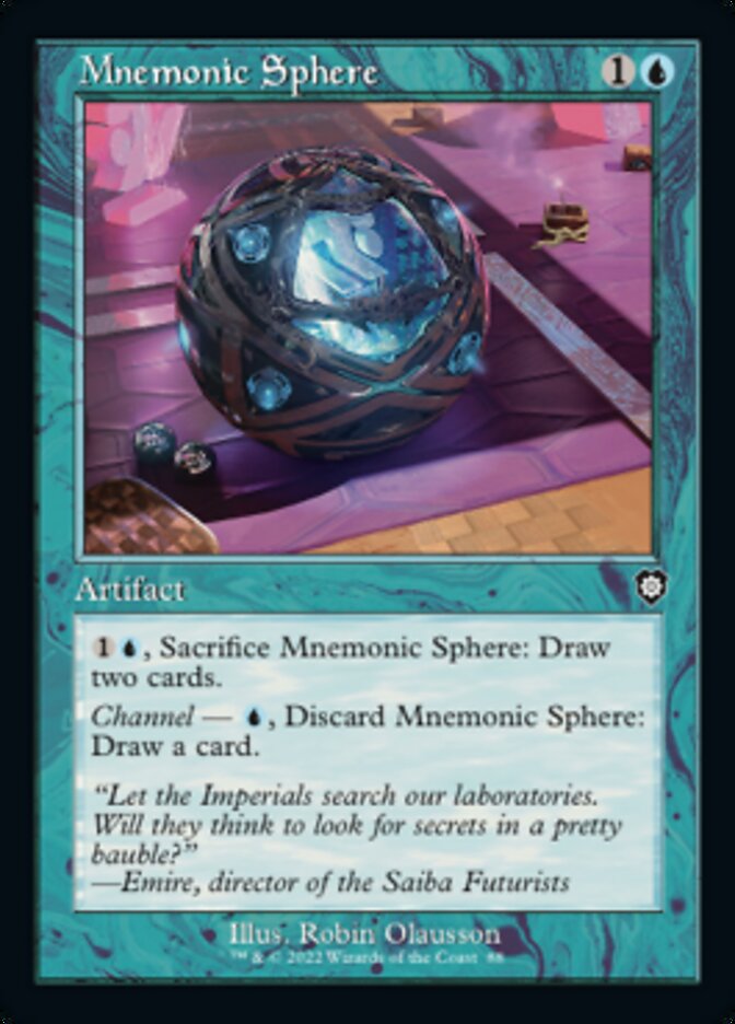 Mnemonic Sphere (Retro) [The Brothers' War Commander] | Cards and Coasters CA