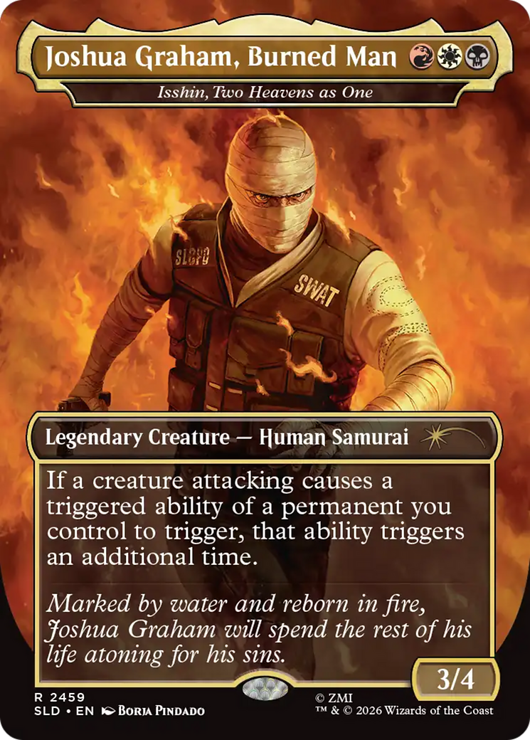 Joshua Graham, Burned Man - Isshin, Two Heavens as One [Secret Lair Drop Series] | Cards and Coasters CA