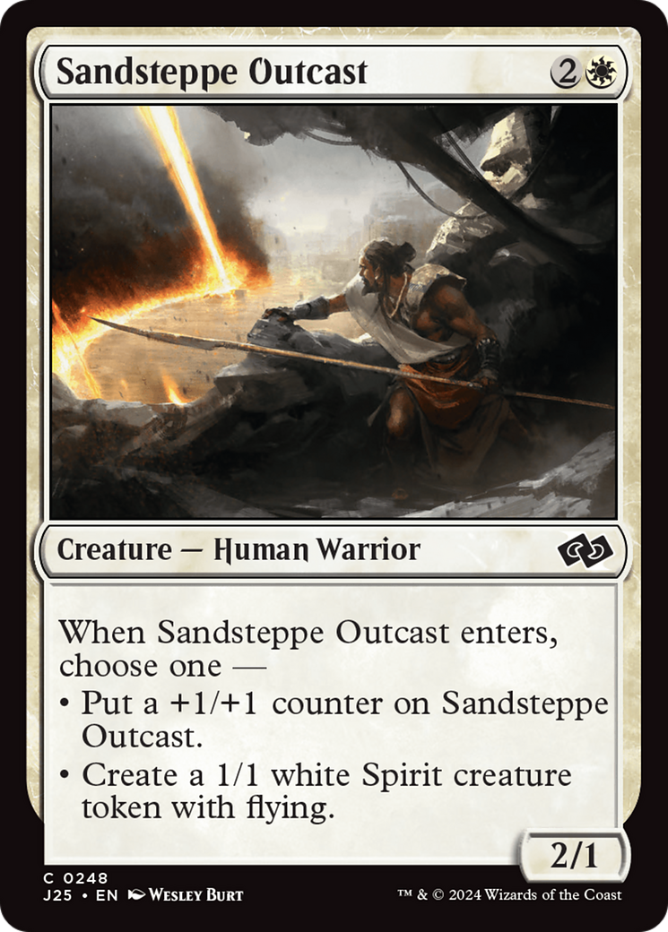 Sandsteppe Outcast [Foundations Jumpstart] | Cards and Coasters CA