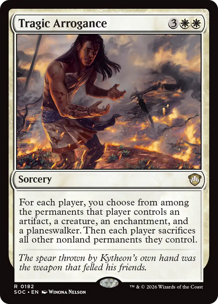 Tragic Arrogance [Secrets of Strixhaven Commander] | Cards and Coasters CA