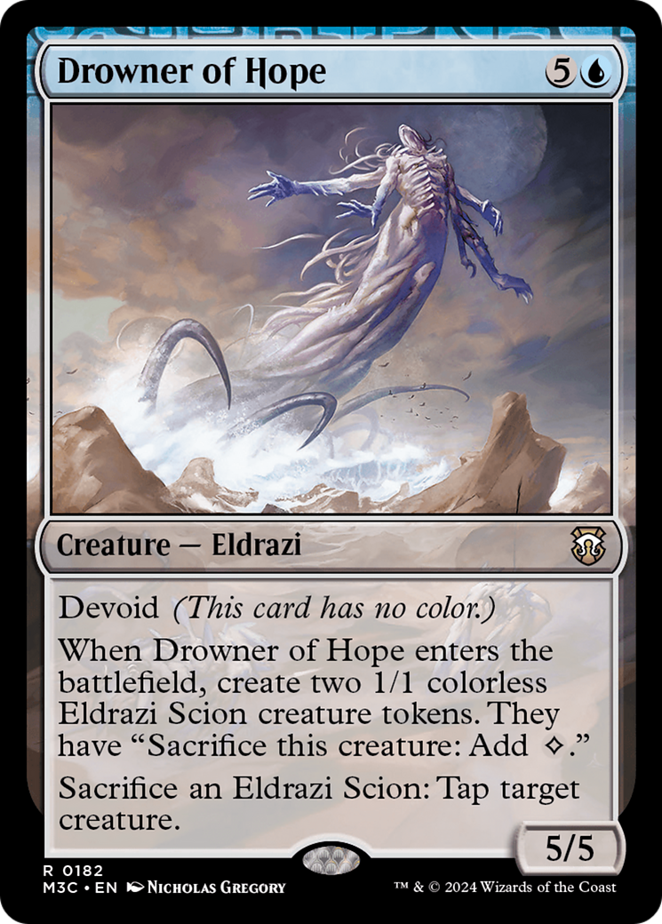 Drowner of Hope (Ripple Foil) [Modern Horizons 3 Commander] | Cards and Coasters CA