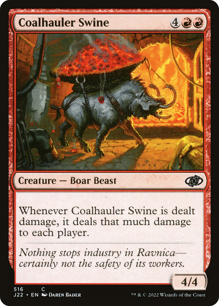Coalhauler Swine [Jumpstart 2022] | Cards and Coasters CA