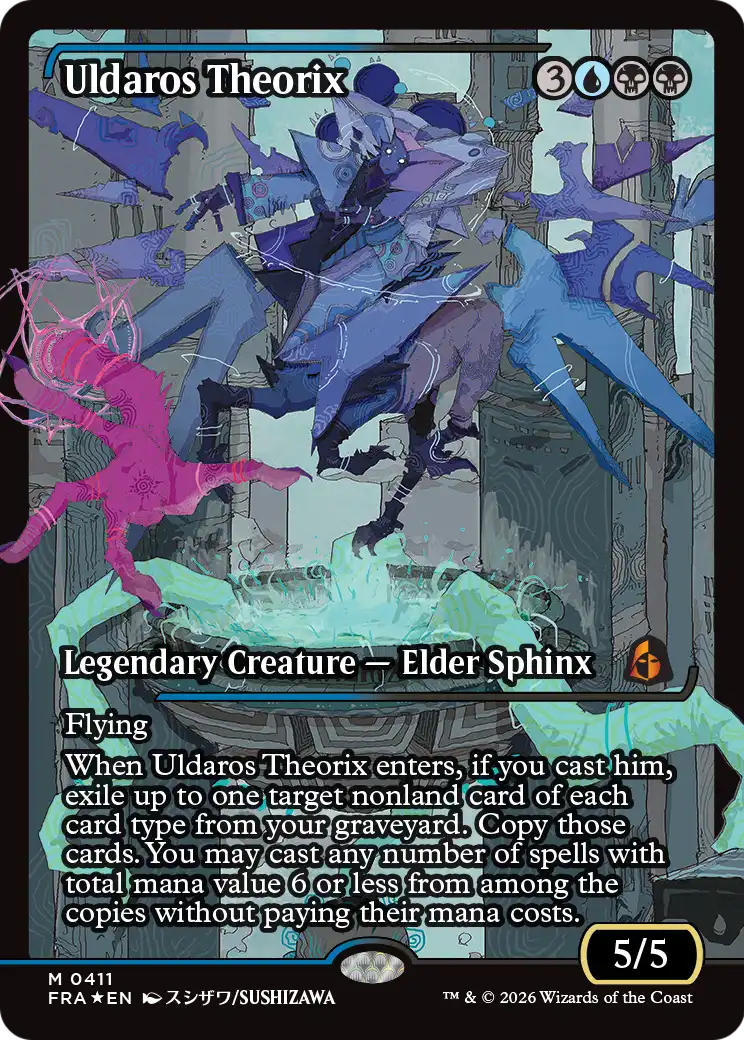 Uldaros Theorix (Showcase) (0411) [Reality Fracture] | Cards and Coasters CA