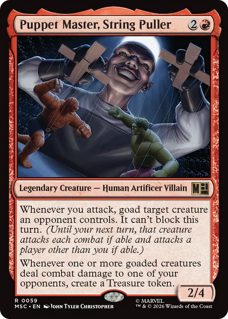 Puppet Master, String Puller [Marvel Super Heroes Commander] | Cards and Coasters CA