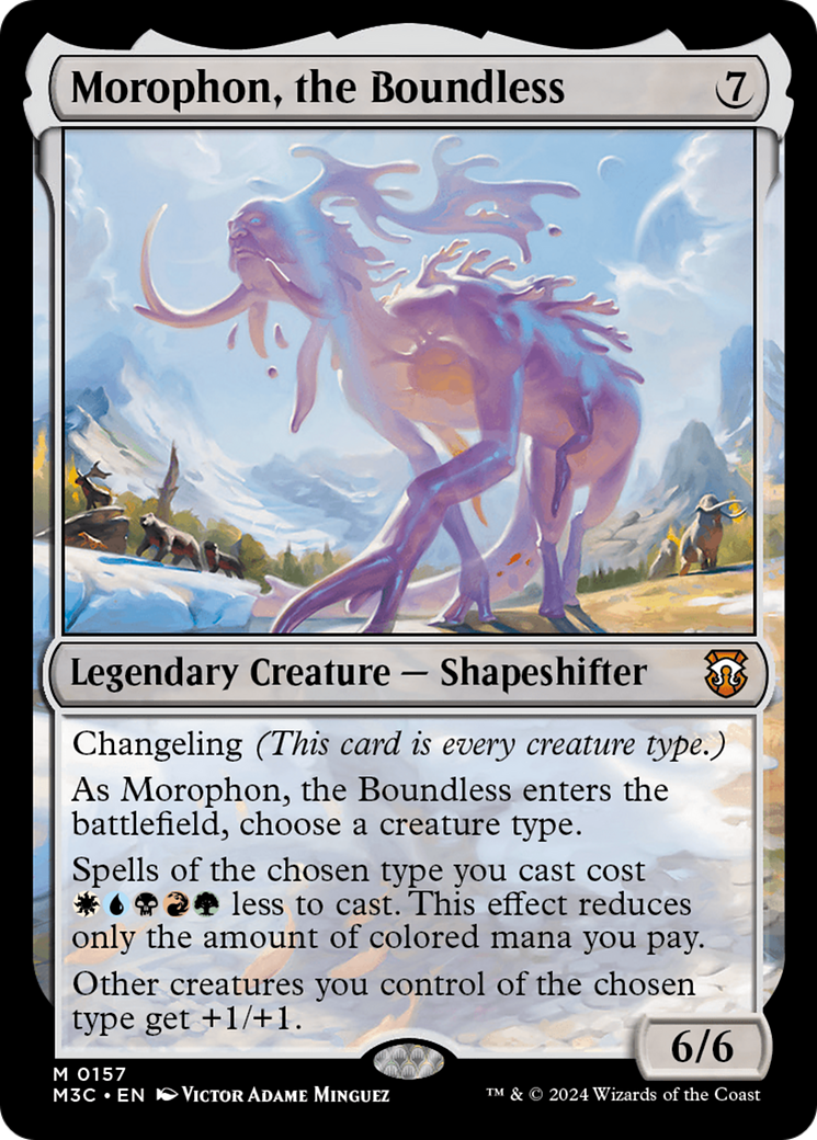 Morophon, the Boundless (Ripple Foil) [Modern Horizons 3 Commander] | Cards and Coasters CA