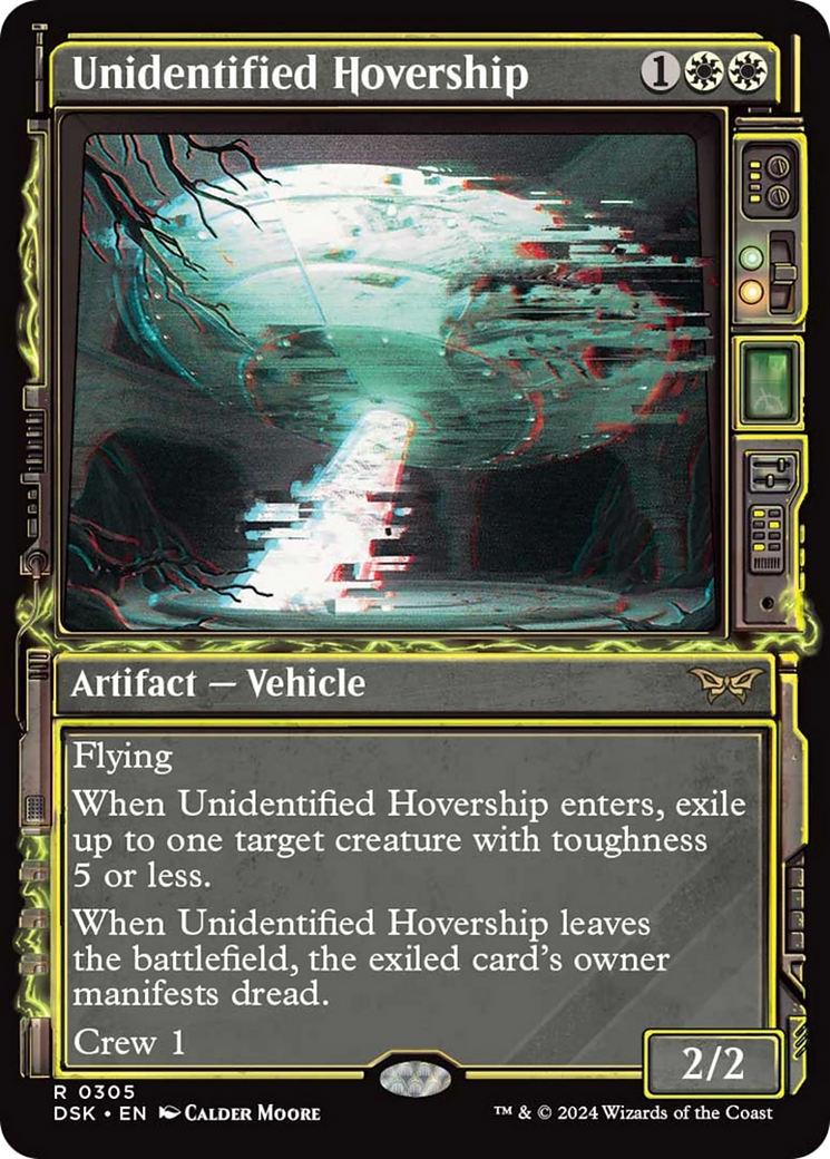 Unidentified Hovership (Showcase) [Duskmourn: House of Horror] | Cards and Coasters CA