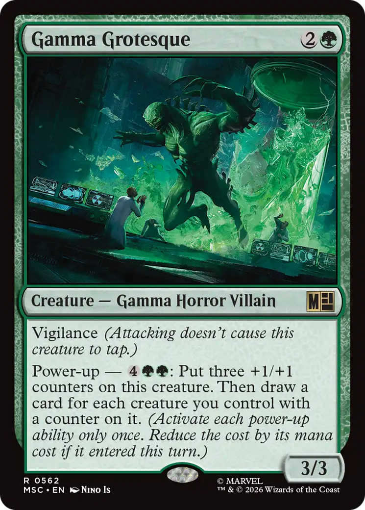 Gamma Grotesque [Marvel Super Heroes Commander] | Cards and Coasters CA