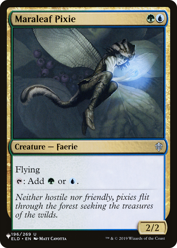 Maraleaf Pixie [The List] | Cards and Coasters CA