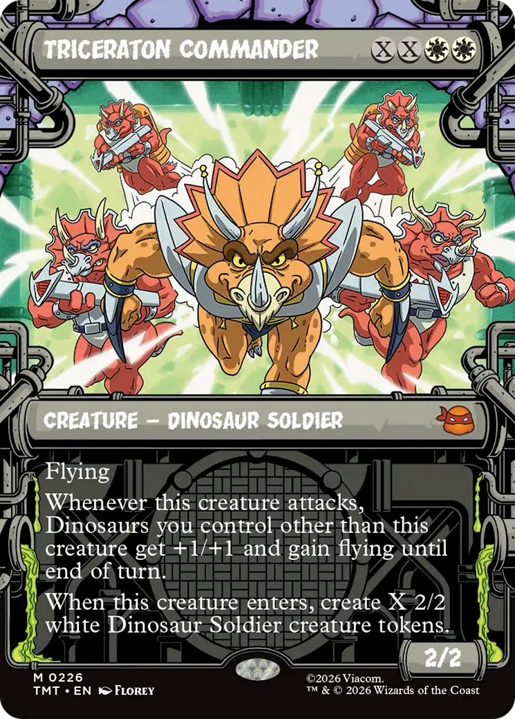 Triceraton Commander (Showcase) [Teenage Mutant Ninja Turtles] | Cards and Coasters CA