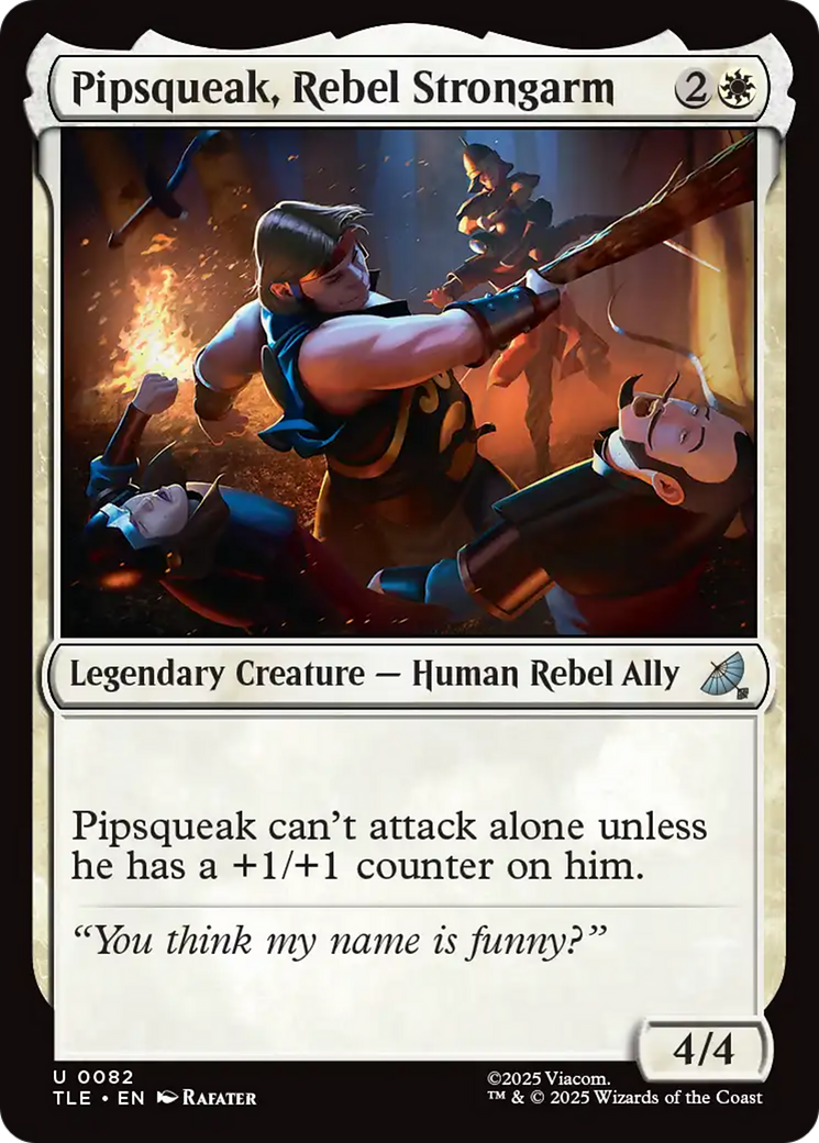 Pipsqueak, Rebel Strongarm [Avatar: The Last Airbender: Eternal-Legal] | Cards and Coasters CA