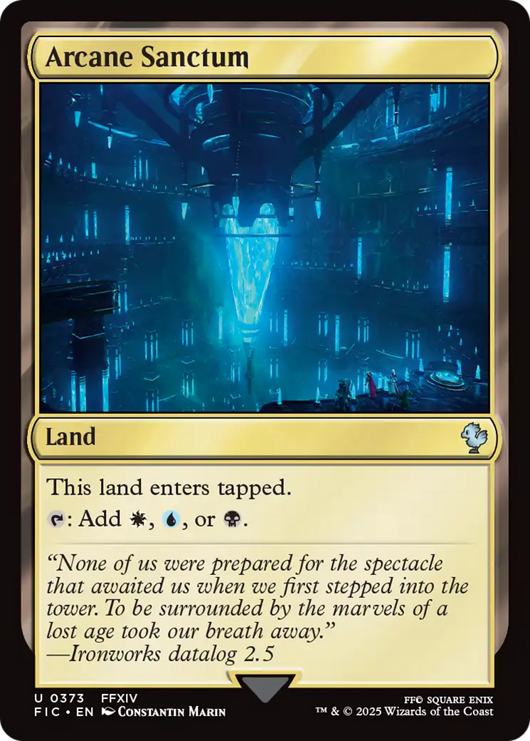 Arcane Sanctum [FINAL FANTASY Commander] | Cards and Coasters CA