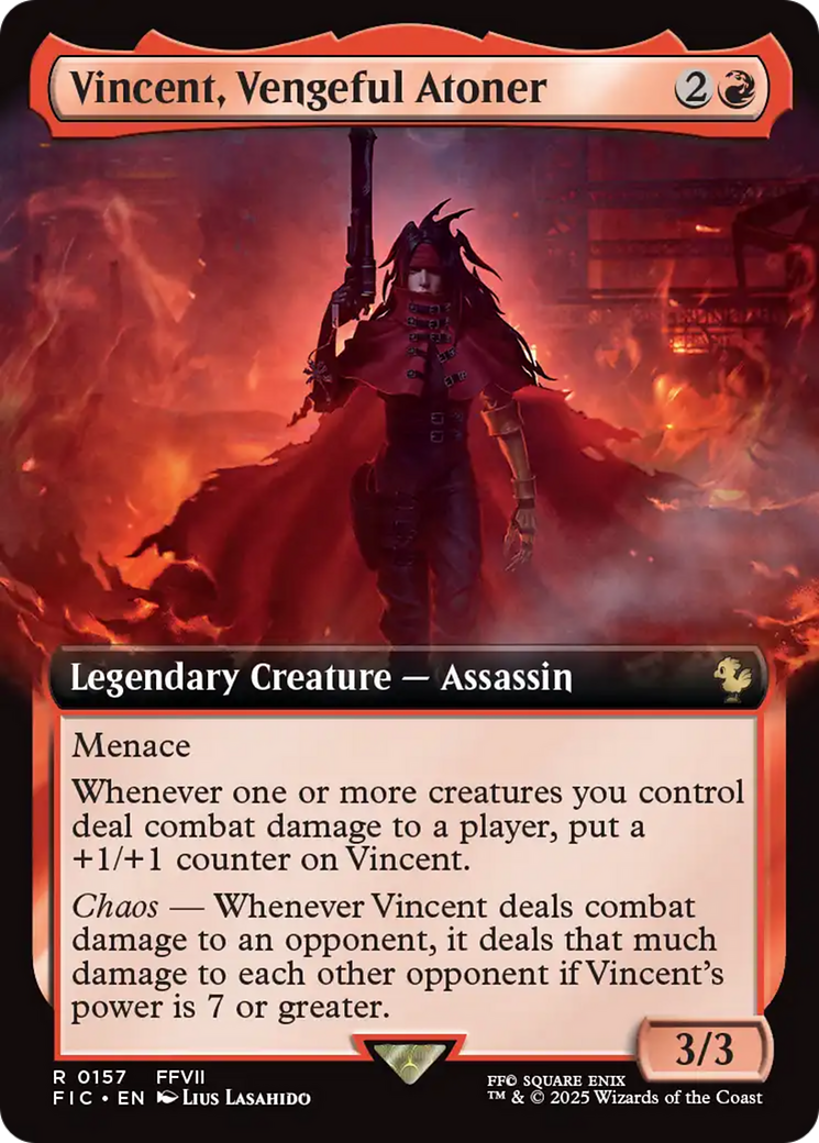 Vincent, Vengeful Atoner (Extended Art) [FINAL FANTASY Commander] | Cards and Coasters CA