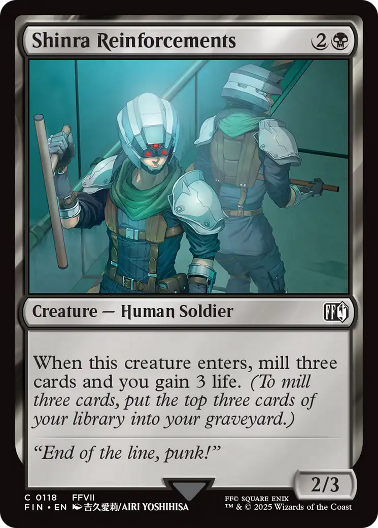 Shinra Reinforcements [FINAL FANTASY] | Cards and Coasters CA