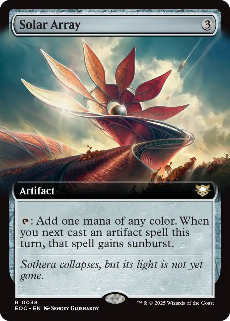 Solar Array (Extended Art) [Edge of Eternities Commander] | Cards and Coasters CA