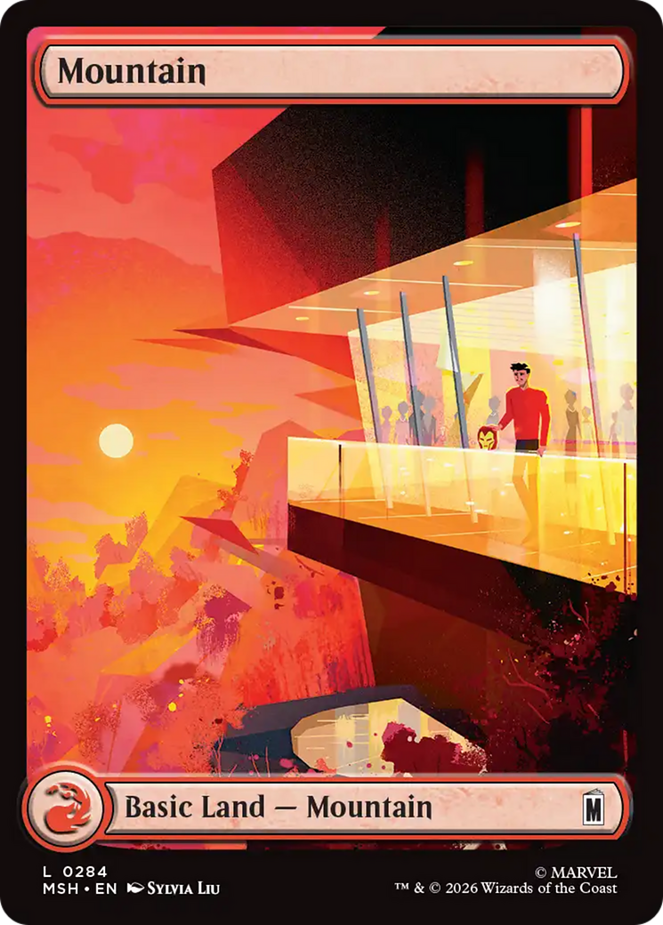 Mountain (0284) [Marvel Super Heroes] | Cards and Coasters CA
