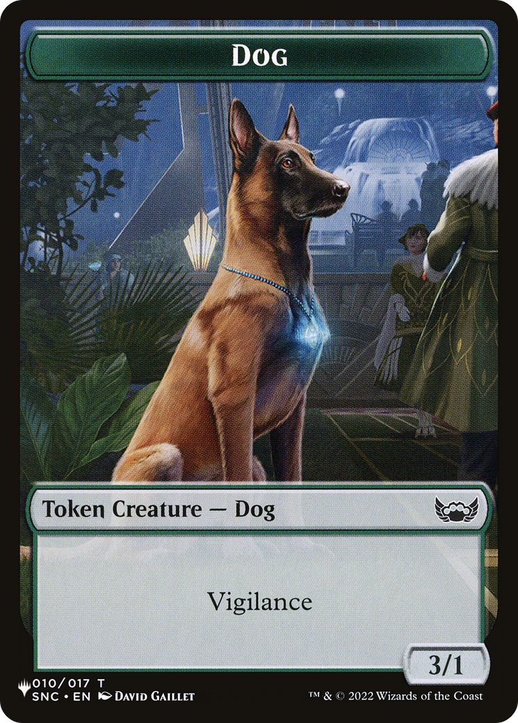 Shapeshifter // Dog Double-Sided Token [The List] | Cards and Coasters CA