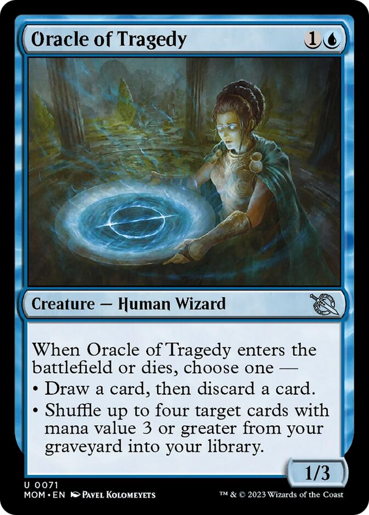 Oracle of Tragedy [March of the Machine] | Cards and Coasters CA