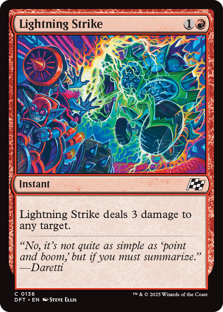 Lightning Strike [Aetherdrift] | Cards and Coasters CA