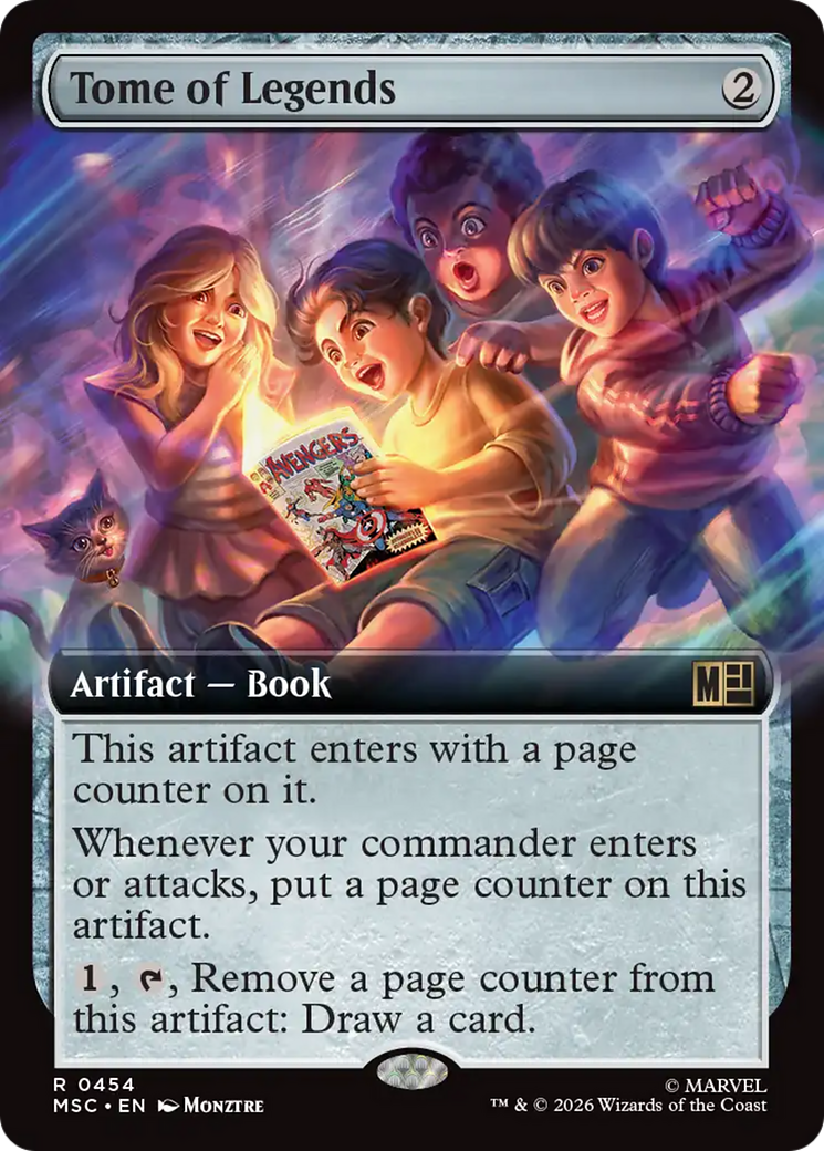 Tome of Legends (Extended Art) [Marvel Super Heroes Commander] | Cards and Coasters CA